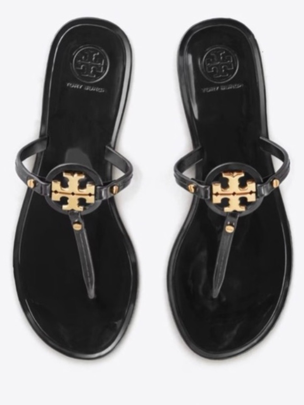 Tory Burch MINI MILLER JELLY SANDAL SZ 11 Black